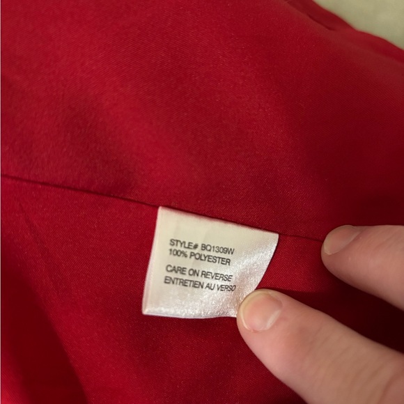 Conrad C Faux Suede Red Jacket - Picture 7 of 14